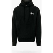 스투시 (당일) 24SS 베이직 로고 블랙 후드 1925000 BLACK