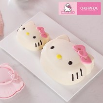 쉐프메이드 헬로키티 실리콘 케이크 팬 3size (케익 무스 초코 빵 떡 베이킹 틀)