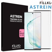 필코 아스트라인 강화 글라스필코 아스트라인 풀커버 보호필름 강화유리 비상방지, 갤럭시 노트 10+