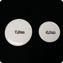 그리기뱃지/원형뱃지/명찰만들기/이름표만들기, 대(7.5cm)