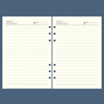 6공 바인더 속지 육공 A5 다이어리 리필 내지 100P_ 94590EA