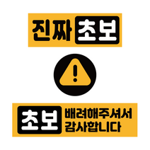 초보운전 아이가 타고 있어요 연수중 탈부착 자동차 자석 스티커 3종 세트, 07진짜초보, 1세트, 혼합색상