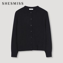 쉬즈미스 라운드넥 소프트 가디건 SSKCDM42520