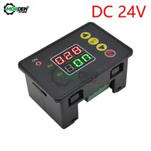 스탑 워치 공부 타이머 주방 다이얼 DC 12V 24V AC 110V 220V 프로그래밍 가능 디지털 시간 지연 스위치 릴, 02 DC 24V