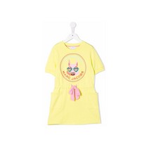 마크제이콥스 22SS 키즈 마스코트 로고 원피스 옐로우 W12404 549
