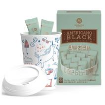 맥널티커피 아메리카노 블랙 민트초코향 20p + 리유저블컵 세트, 20개, 5세트