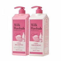 밀크바오밥 세라 샴푸 1.2L+트리트먼트 1.2L (피오니머스크), 단일속성