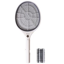 [에이스샵] 해충킬러특대(LED전등)+건전지포함 전기모기채 모기채 전자모기채 모기퇴치