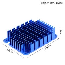 라즈베리파이 키트 코딩 라즈베리 파이 컴퓨팅 모듈용 알루미늄 합금 방열판 4 cm4 쿨러 방열판 55x40x5mm55x40x11mm, d
