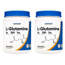 뉴트리코스트 엘 글루타민 파우더 무향 1kg 2통