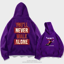 YOU NEVER WALK ALONE 스티븐 제라드 리버풀 후드 티 FC 봄 가을 빅사이즈 남자 여자 축구 커플 루즈핏