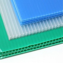 벽 플라베니아 PVC 보양재 5장 플라스틱골판지 단프라패드 엘레베이터 이사, 플라베니아 보양재 블루 5개