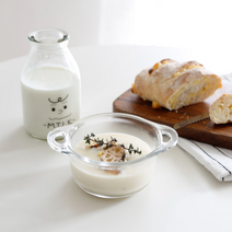 ITALY 내열강화 양손 글라스 볼 / 스프볼 씨리얼 디저트, 상세정보참조