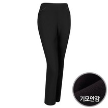샵앤 루디아 국산 기모 슬림 스판 밴딩 슬랙스 KMB-WPT-1143-블랙