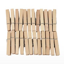 우드집게 사진나무집개 빵집게걸이 24개입