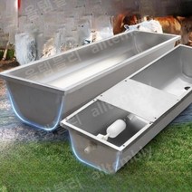 올템블리 염소먹이통 소 먹이통 사료 가축급수 물통, free, 1.6m 아연 도금 프레임