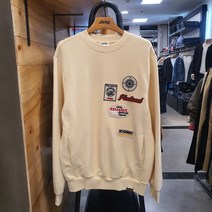 [지프] 와펜 스티치 장식 맨투맨