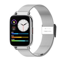 심박계 심박수 측정기 운동 New I22 Smart Watch Women Smartwatch Men Bluetooth Call Blood Pressure Oxy, 03 steel silver