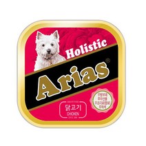 아리아스 홀리스틱 애견 사각캔 100g 4종 (1박스 16개입), 6박스, 닭고기