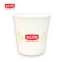 롯데이라이프 정품 두꺼운 무형광 천연펄프 종이컵 185ml 일회용컵, 1000개입, 1000개