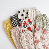 아기몸빼 아기 고쟁이 바지 오버롤 조거 팬츠 고무줄 바지 등원룩 실내복 [XS-JM]
