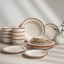 시라쿠스 메이플 4인 식기 18p 세트, 1set, 8종, 코지그린