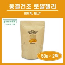 로얄제리 100% 분말 호주산 동결건조 로얄젤리 로열젤리 로열제리 건조 분말 가루 파우더 로얄락틴 단백질 하이드록시 데센산 생리활성물질 왕유 성인 중년 장년 추천 홈쇼핑, 2팩, ##푸름이네@@동결건조로얄제리분말 (50g)