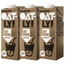 오틀리 오트 드링크 초코맛 1L X 3개 OATLY 식물성 비건 오트밀크 귀리음료, 오틀리 오트드링크초코맛 1L X3개 식물성비건 오트밀크