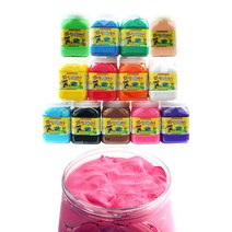 통통힐링클레이 800g 대용량클레이 점토 찰흙놀이, 노랑