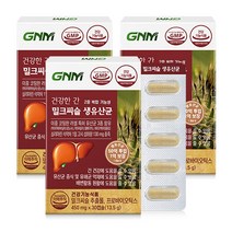 [간건강 장건강] GNM 건강한 간 밀크씨슬 생유산균 / 프로바이오틱스 실리마린, 30정, 3개