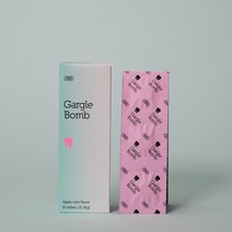 가글밤 휴대용 고체가글 애플민트향 개별타입, 18정 x 2개