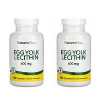 네이처스플러스 에그 욕 레시틴 600mg 계란노른자 난유캡슐 180정 x 2통