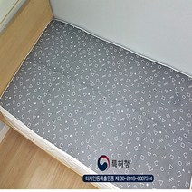 3DMESH 퓨어 친환경소재 매쉬원 매트리스 1+1 전기장판전용매트 통풍매트 미끄럼방지 PU-2011 슈퍼싱글매트, 그레이-2개