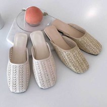 제이스토어 / 라탄 뮬 슬리퍼 사무실 블로퍼 여성 실내화 직장인