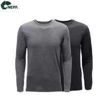 네파 NC송파점 남성 웜 플러스 라운드 긴팔티셔츠 (2장1SET) 7G55301 SPT