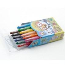 뽀로로 캐릭터 색연필 샤프식 어린이 색칠 놀이 12색, 본상품선택