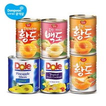 동원 지중해 복숭아 410g 10캔 외 황도 백도 미니파인코코 Dole 파인애플 후르츠칵테일, 2.황도 슬라이스 400g x 10캔