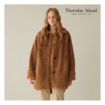 [써스데이아일랜드] [Thursday Island] 여성 인조 퍼 하프코트(T208MLT241W) 395654
