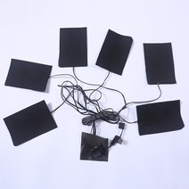 침대용 전기장판매트 전기요 온도조절기 usb 의류 히터 패드 3 기어 조절 가능한 온도 5 in 1 전기 가열 시트 가열 따뜻한 패드 조끼 자켓, 1에서 6