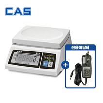 카스 단순중량 전자저울 SW-1S 10kg (최대10kg/5g단위) + 9V(-) 정품어답터