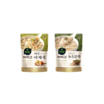 비비고 녹두닭죽x3 + 버섯야채죽x3, 6개