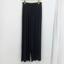 포디룩 (3color) 롱롱 부들 레이온 밴딩 와이드팬츠