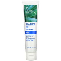 Desert Essence 티트리 오일 치약 민트 176g(6.25oz)