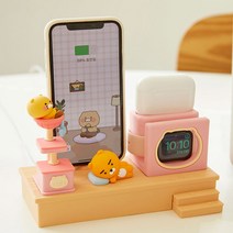 카카오프렌즈 3in1 트리플 충전 거치대 라이언 춘식 아이폰 애플워치 에어팟