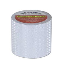 PET 반사테이프 반사 스티커 100mm X 10M 1개입, 백색