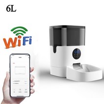 스마트 지능형 애완 동물 푸드 디스펜서, 17.6L WIFI No camera - Korea A