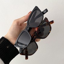 김나영 제니 여자 캣아이 데일리 선글라스 호피 블랙 uv400 자외선차단