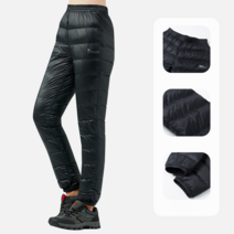 랩 우모 바지 우모복 백패킹 클라이밍 등산 작업복 남성 겨울 방풍 방한복 남자