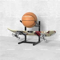 스케이드 보드 거치대 선반 전시대 수납 정리대 랙, 골든랜딩2층ㅣ25x25x34CM