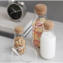 티도요 코르크마개 내열유리 우유병 150ml 300ml 600ml